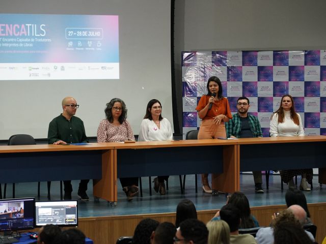 Ifes marca presença no 1º Encontro Capixaba dos Tradutores e Interpretes de Libras